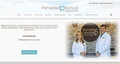 Desktop Screenshot of paradisedentalllc.com